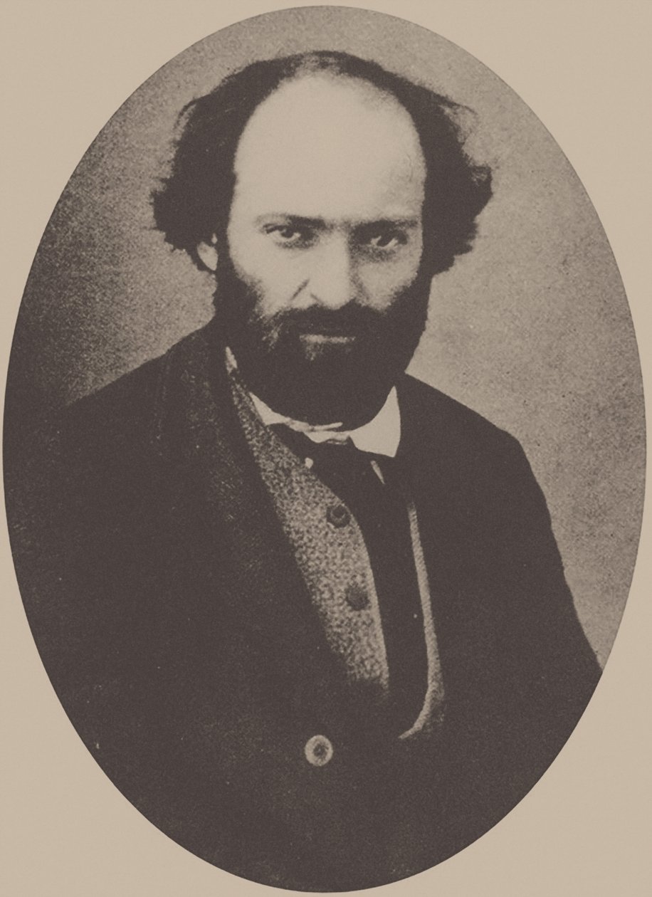 ポール・セザンヌ、1868-1872年。 作： 不明