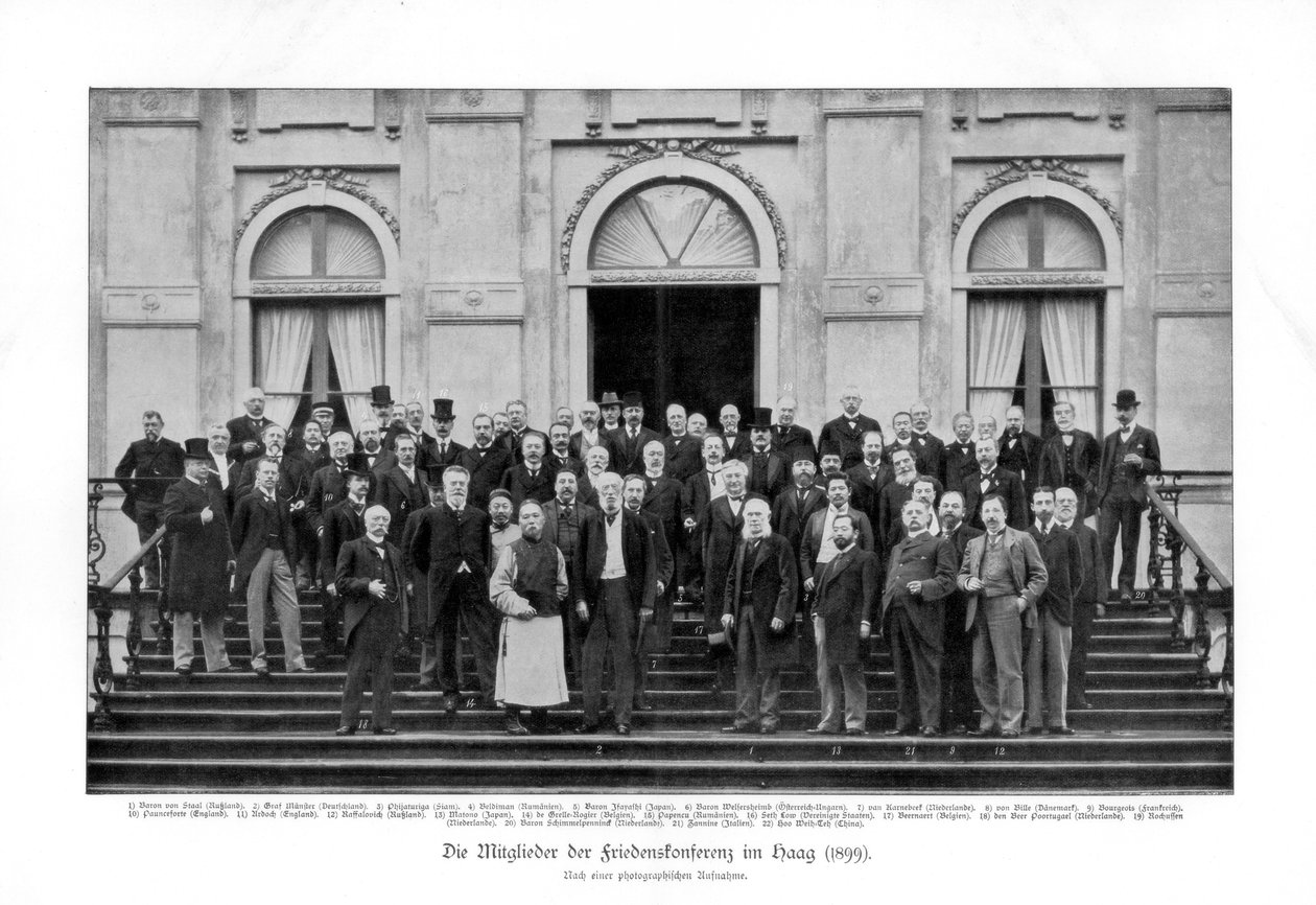 1900年のハーグでの平和会議 作： 不明