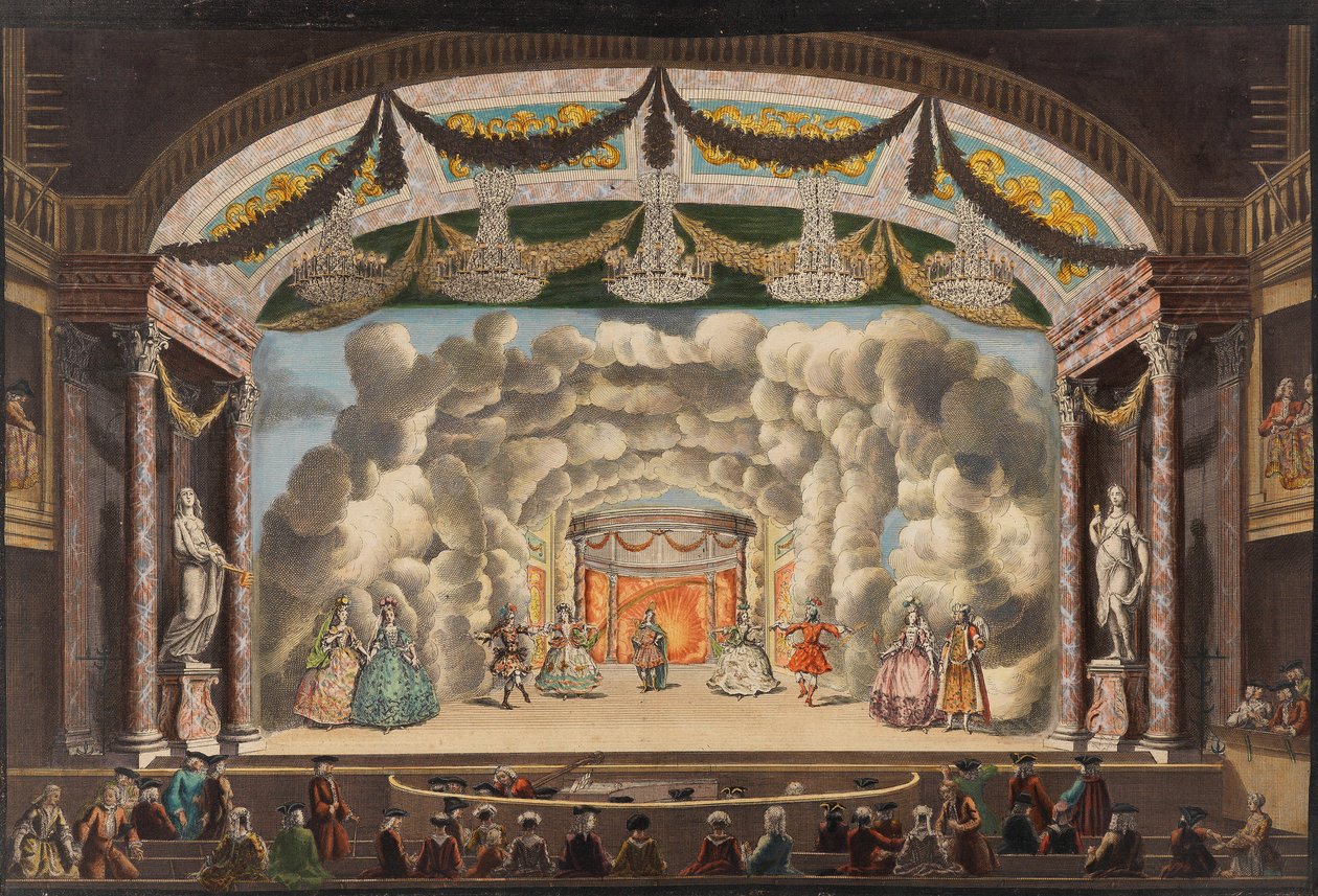ピープショーの画像、1770年頃。 作： 不明