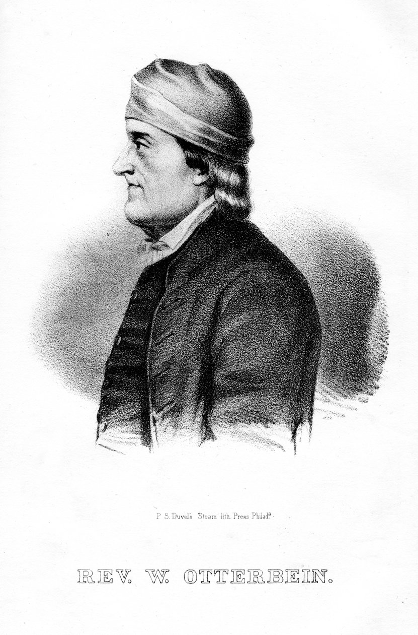 フィリップウィリアムオッターバイン、ドイツ系アメリカ人の聖職者、1854年 作： 不明