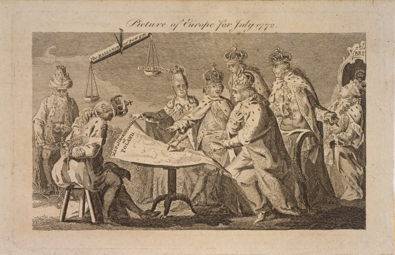 1772年7月のヨーロッパの画像 作： 不明