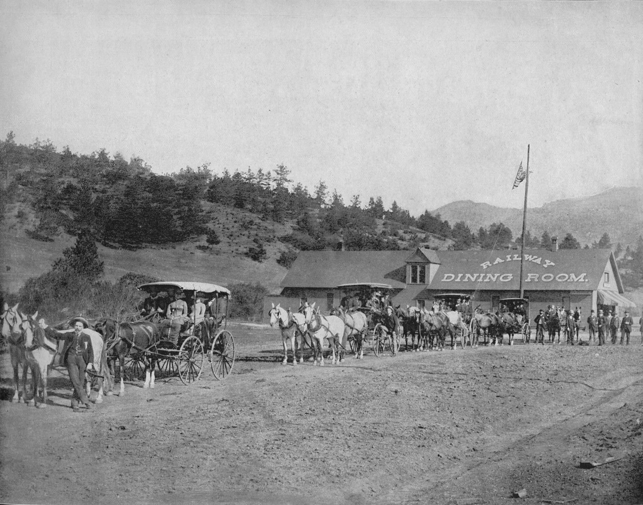 パイクスピーク大佐有料道路、c1897。 作： 不明