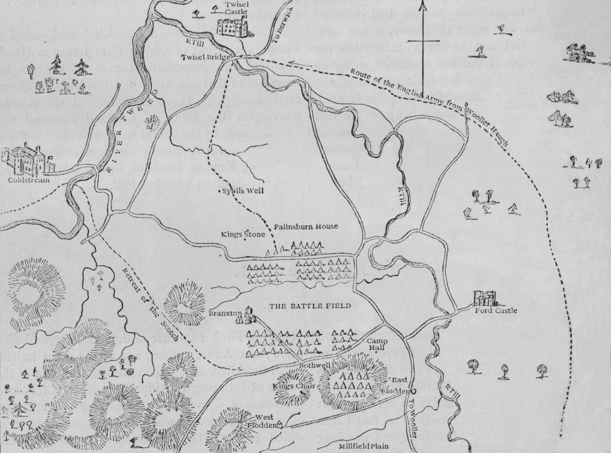 フラッデンフィールドの計画、1513年9月9日、c1880 作： 不明