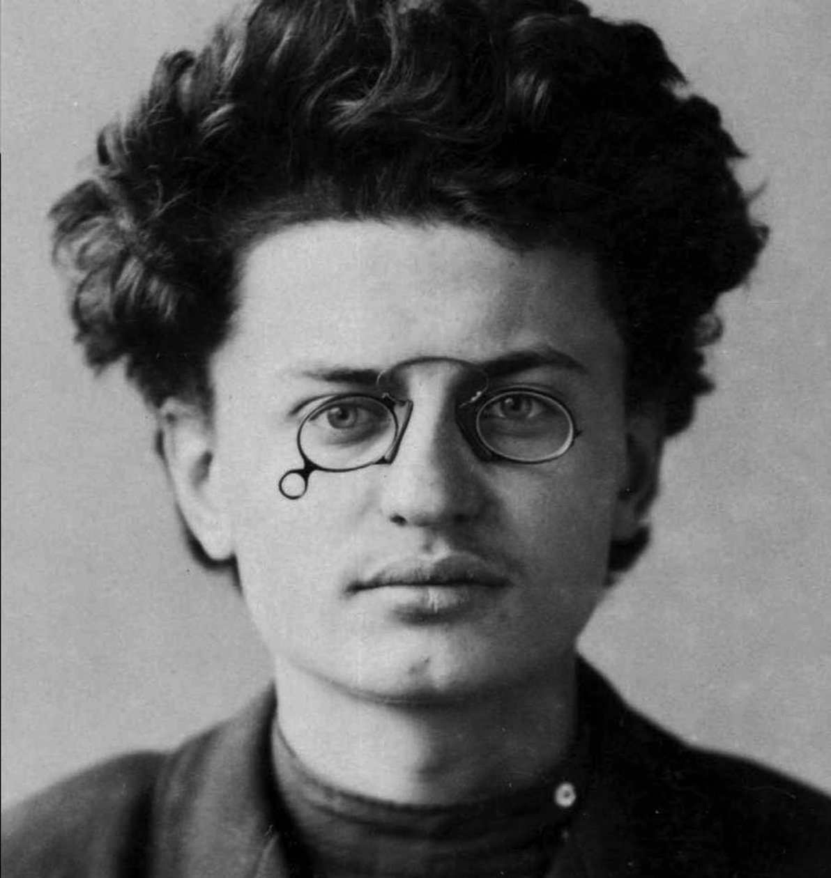 レオントロツキーの警察の写真、ロシア革命家、1898年 作： 不明
