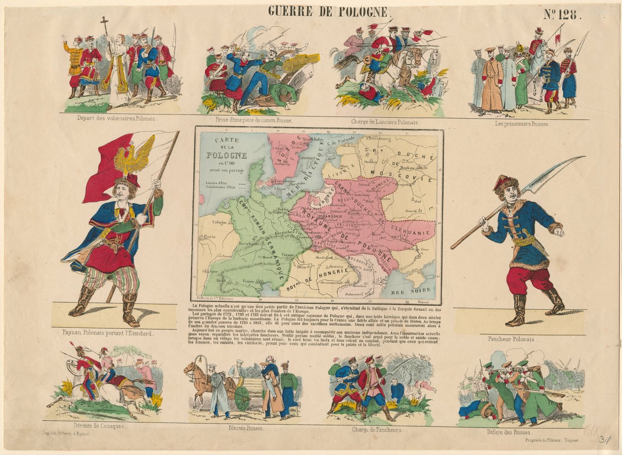1831年のポーランド戦争 作： 不明