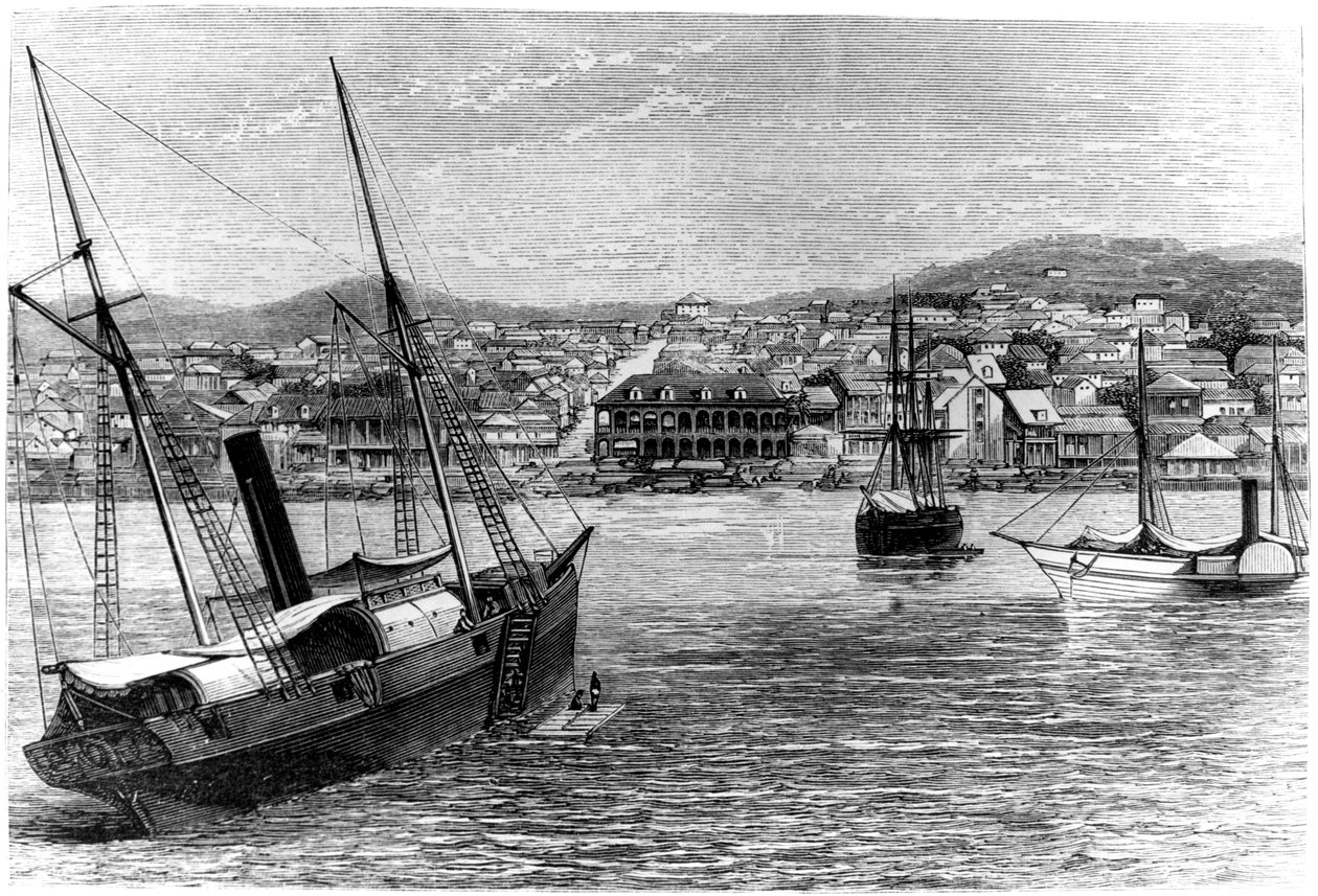 ポルトープランス、ハイチ、1873 作： 不明
