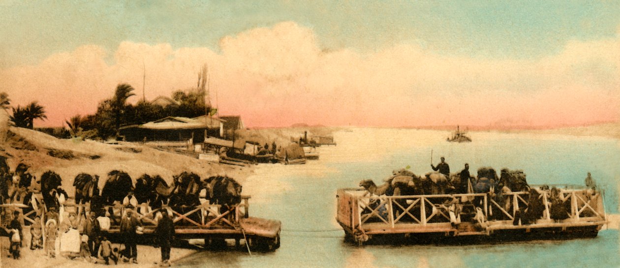 ポートサイド-カンタラ村、c1918-c1939。 作： 不明