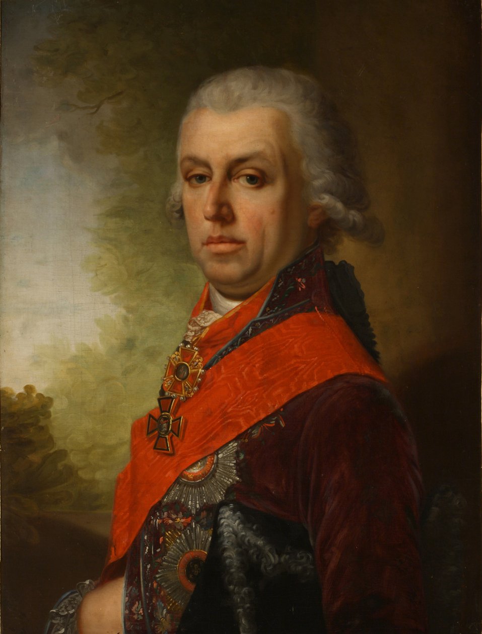 Dmitri Prokofievich Troshchinsky 1754-1829、1800年代の肖像 作： 不明
