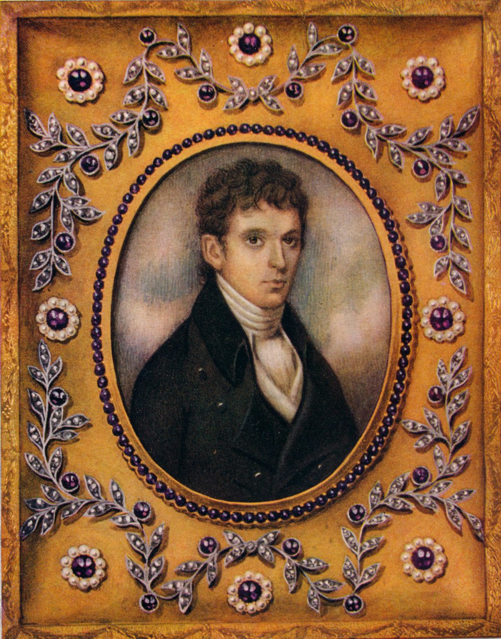 ジェームスH.リーハントの肖像、c1810 作： 不明