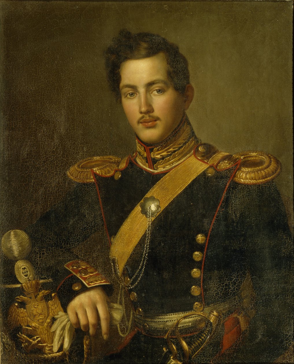 Vasily Vasilyevich Zagryazhskyの肖像、1840年代 作： 不明