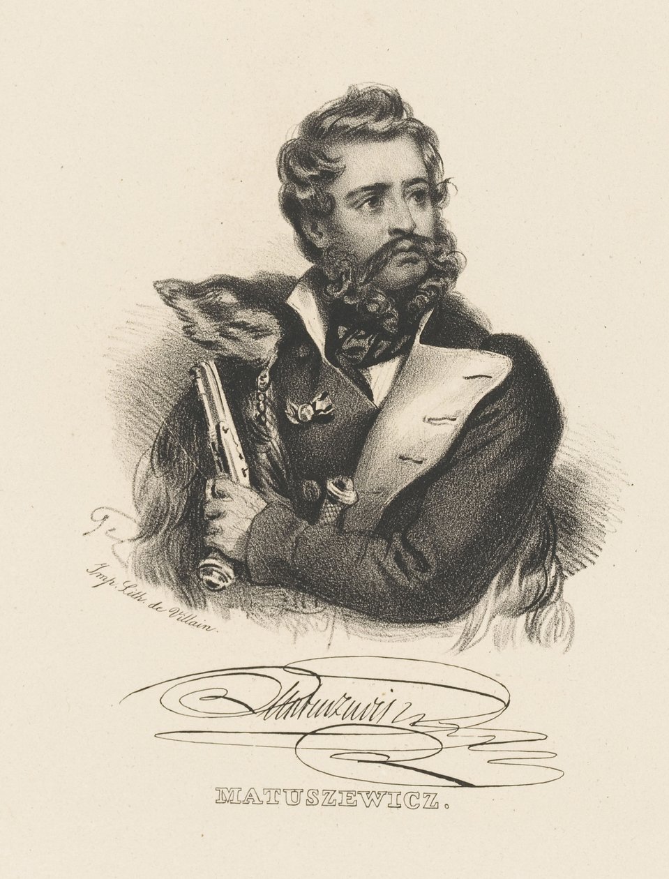 Wincenty Matuszewicz 1801-1830の肖像。 作： 不明