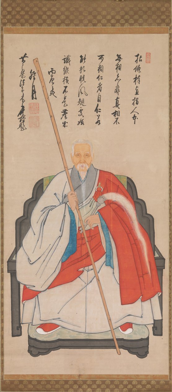 Yinyuan Longqi Ingen Ryuki、1676年の肖像。 作： 不明
