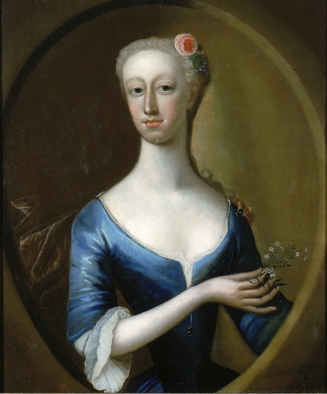 女性の肖像、カリフォルニア州。 1740年。 作： 不明