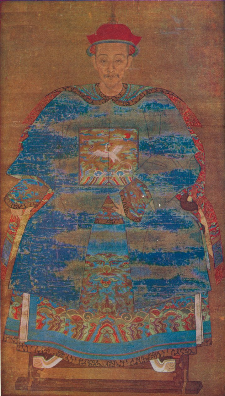 17世紀の満州政治家の肖像 作： 不明