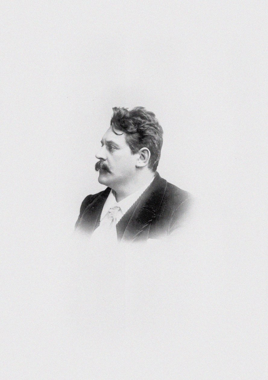 作曲家オイゲン・リンドナーの肖像 1858-1915。 作： 不明
