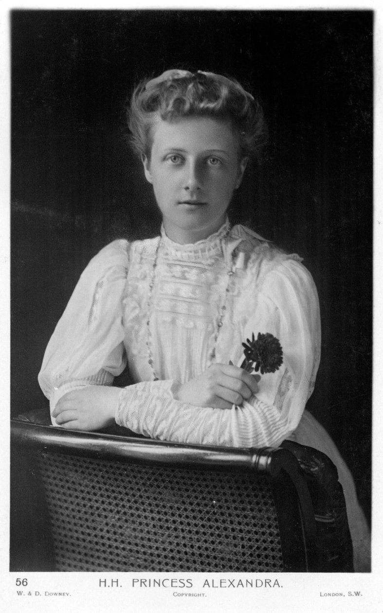 イギリスのアレクサンドラ王女、c1910 作： 不明