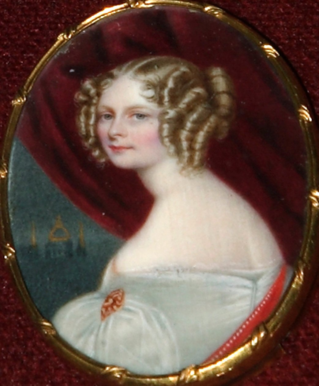 ヴュルテンベルク王女フリーデリケ・シャルロッテ・マリー」1807-1873年、1830年代。   作： 不明