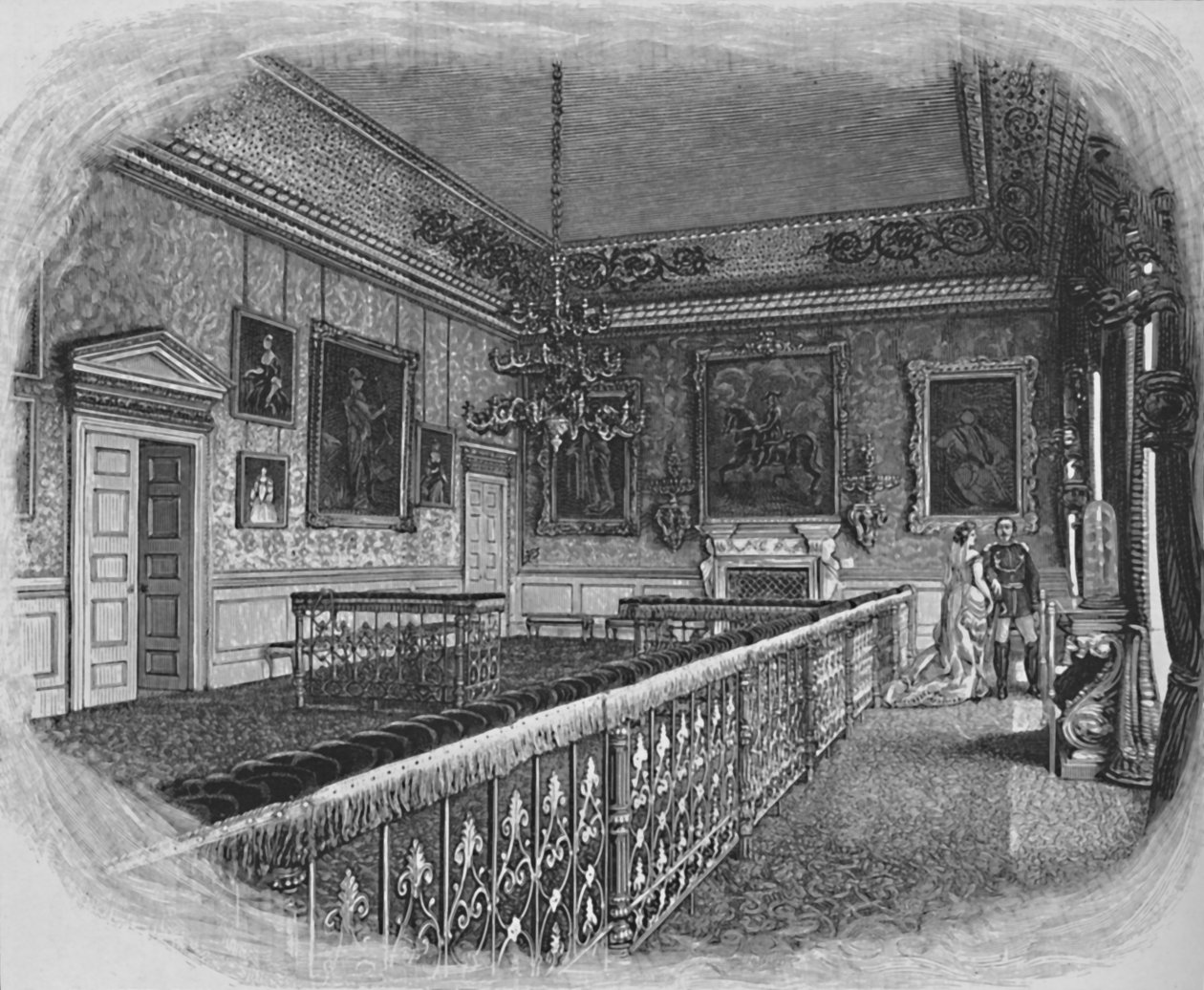 クイーンアンズルーム、1886年 作： 不明