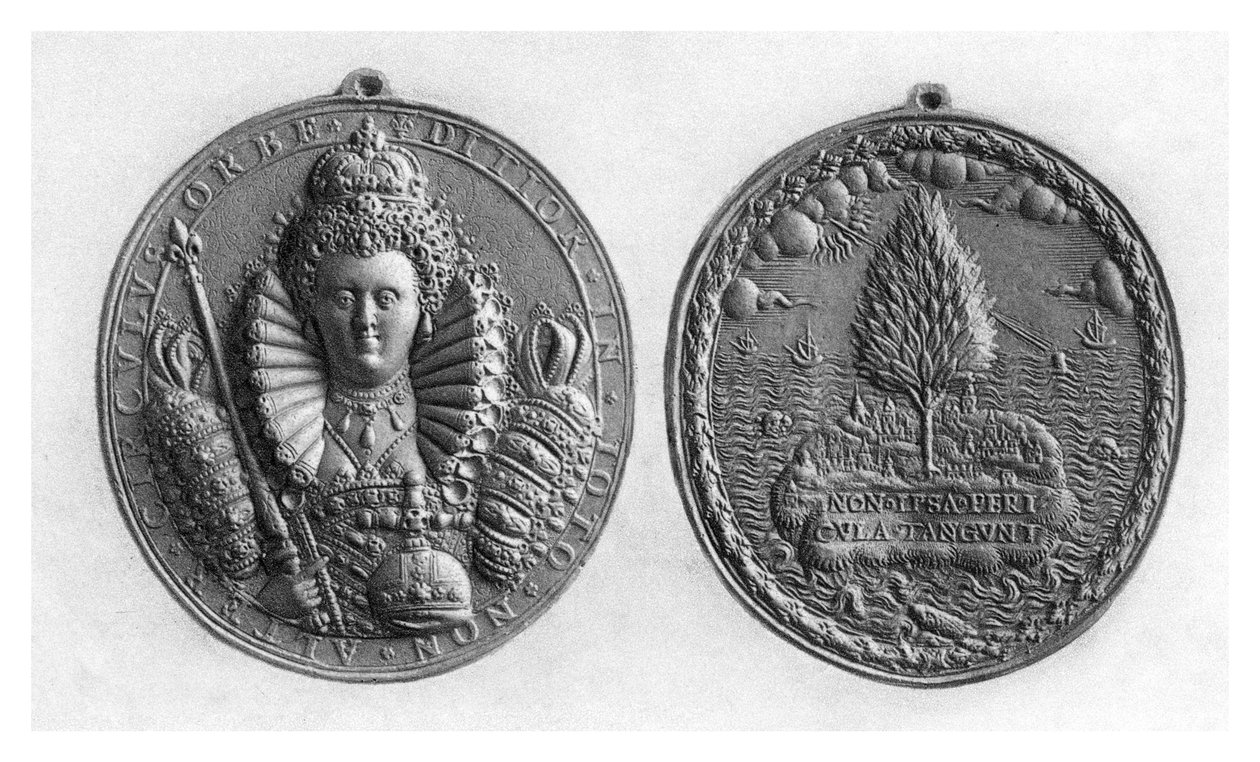 エリザベス1世の勲章、16世紀、1896年 作： 不明