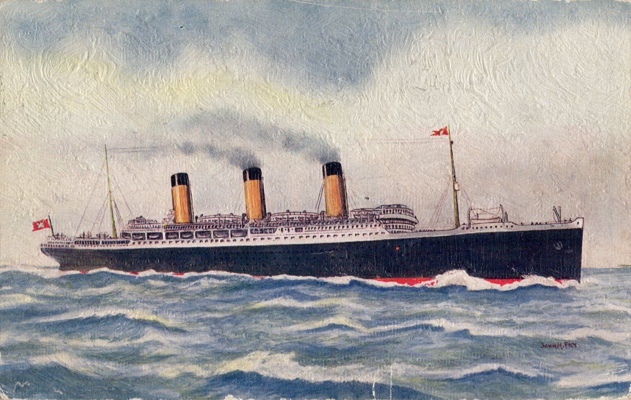 RMS マジェスティック、ホワイト スター ライン、1935 年。 作： 不明