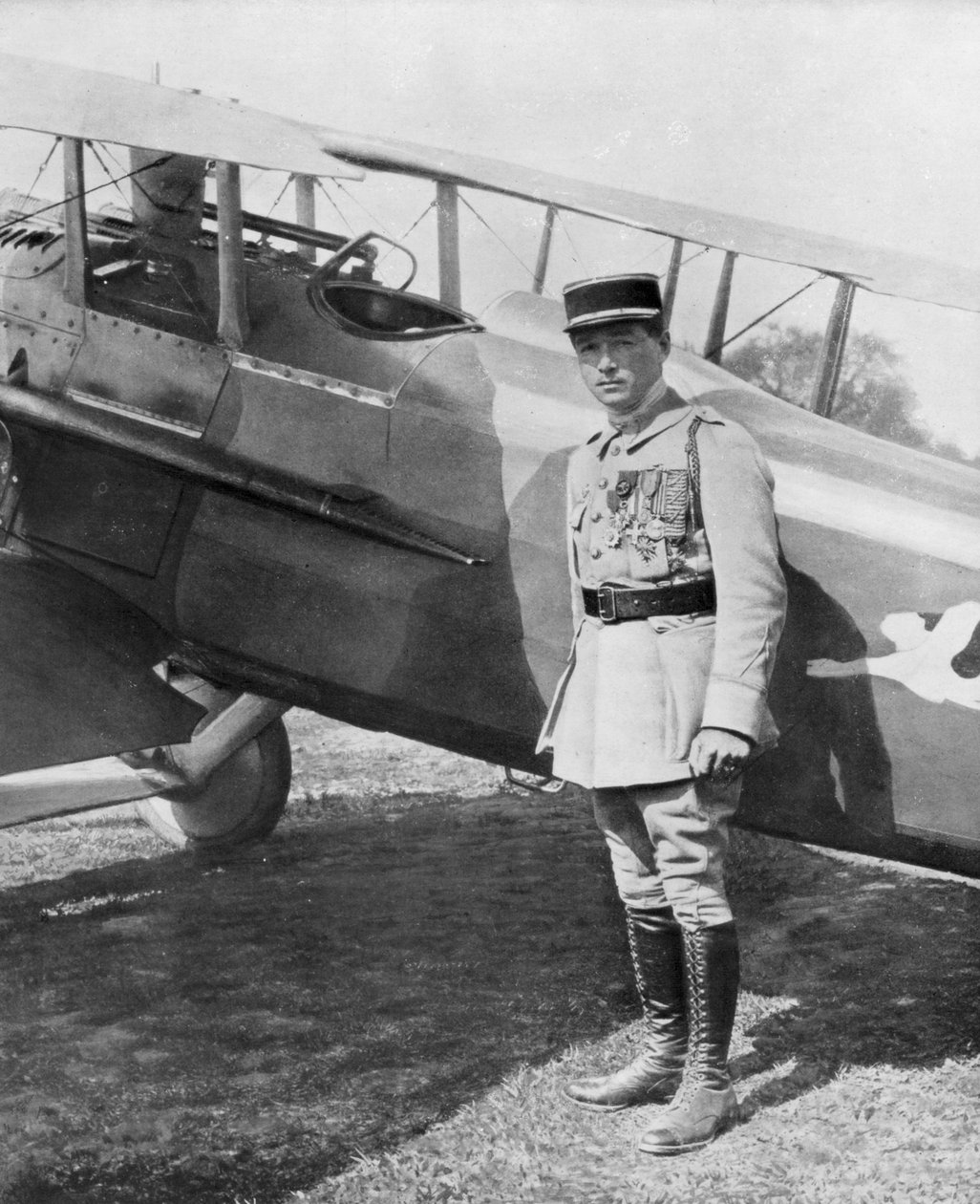 ルネポールフォンク、フランスの戦闘機エース、1918年 作： 不明