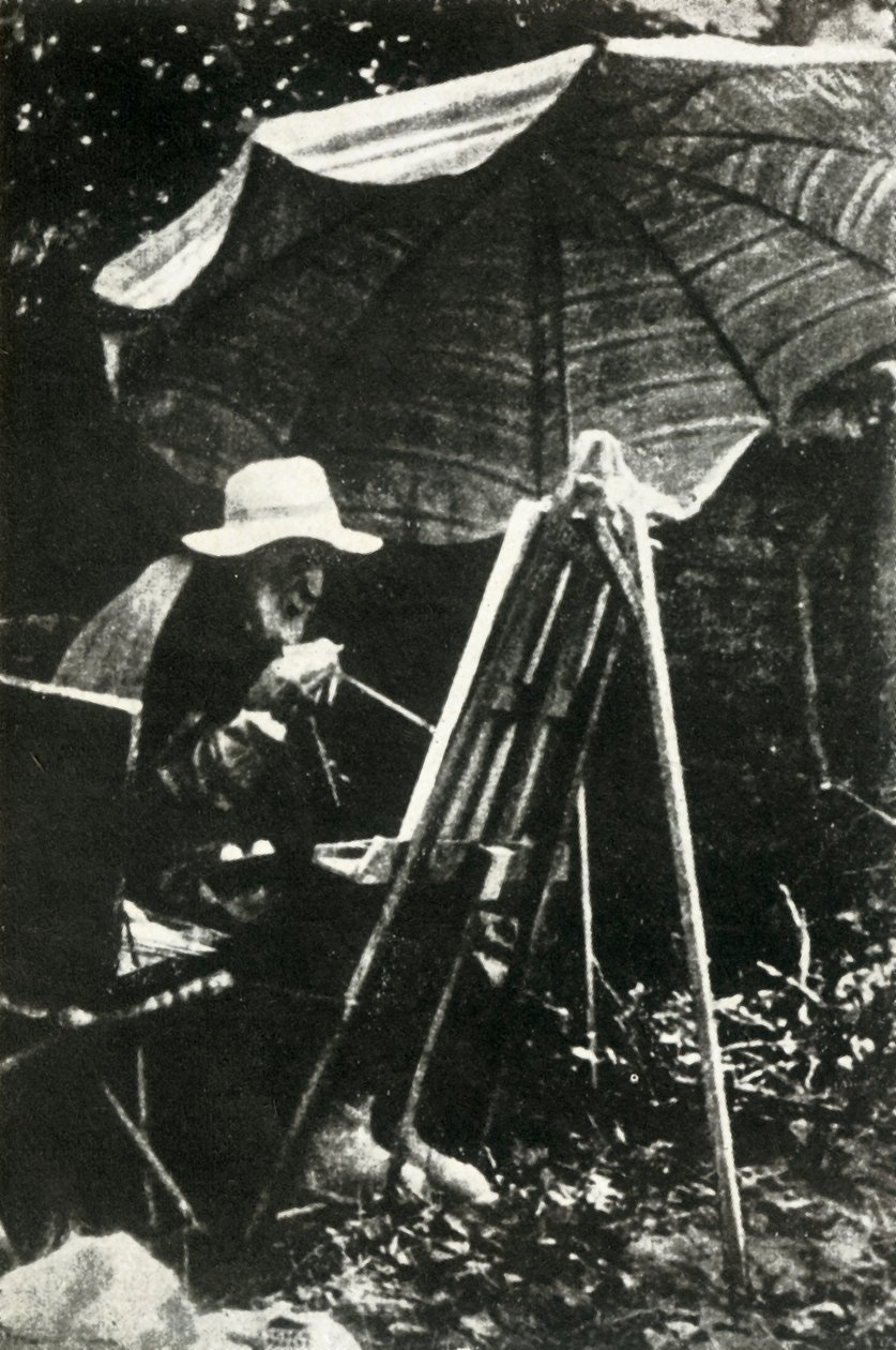 屋外でのルノワール絵画、c1910s、1947。 作： 不明