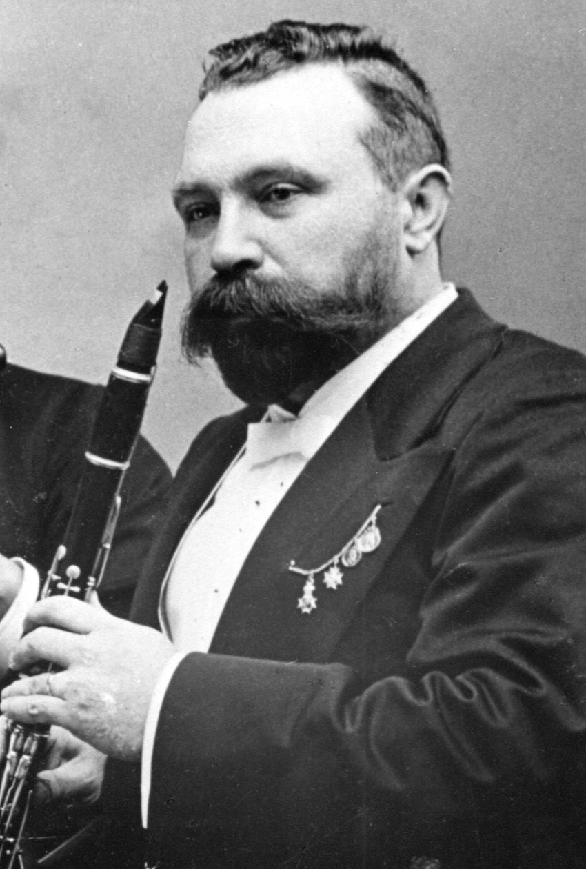 リチャード・ミュールフェルト、ドイツのクラリネッティスト、1890年代 作： 不明
