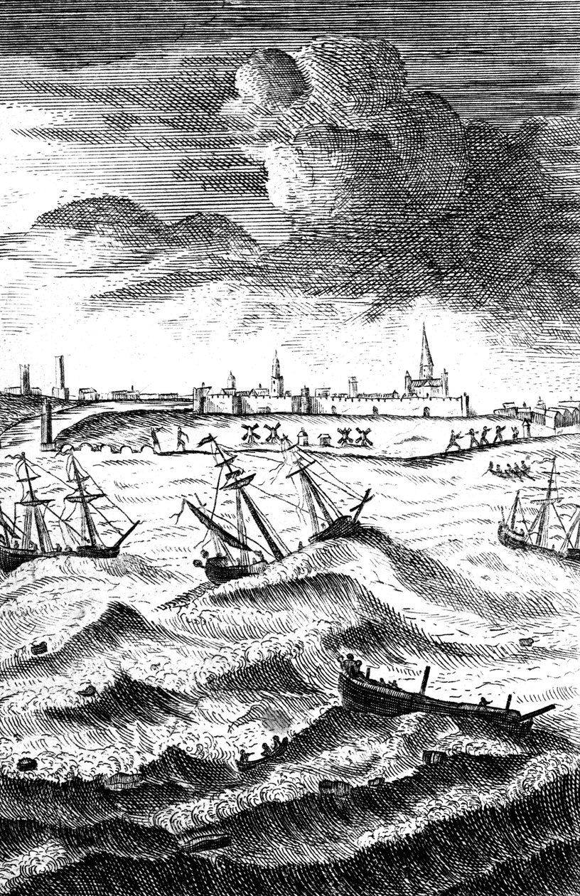 ヤーマス、c1719で難破したロビンソン・クルーソー 作： 不明