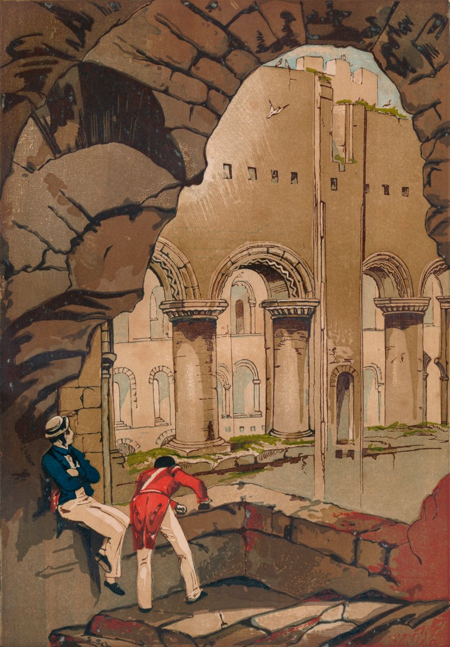 ロチェスター城。 -インテリア、c1845、1864 作： 不明