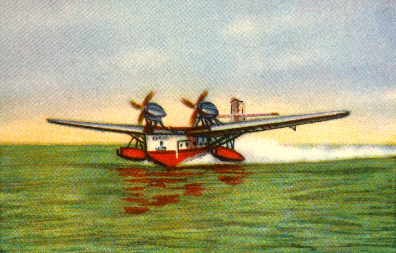ルールバッハロッコ水上飛行機、1920年代、1932年。 作： 不明
