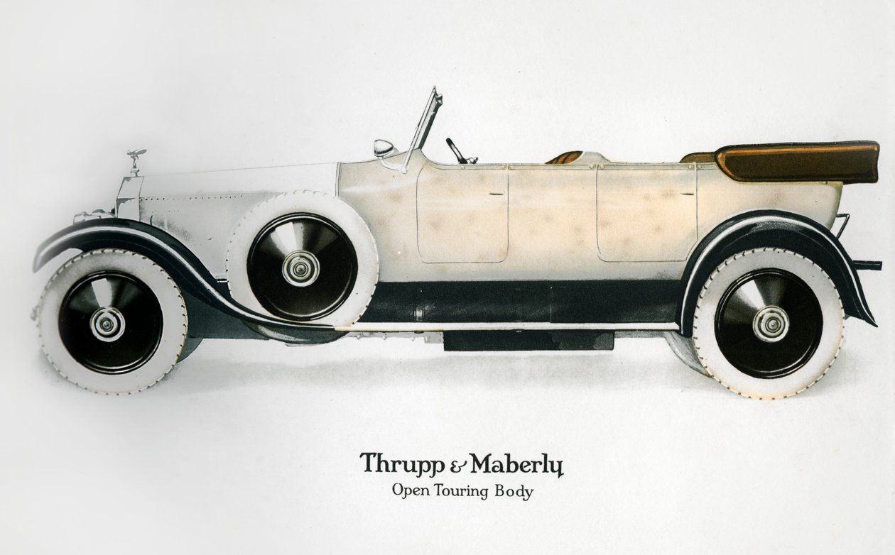 オープンツーリングボディのロールスロイス、c1910-1929 作： 不明