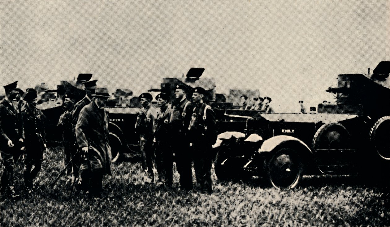 ドイツの王立戦車連隊、1918年、1945年。 作： 不明