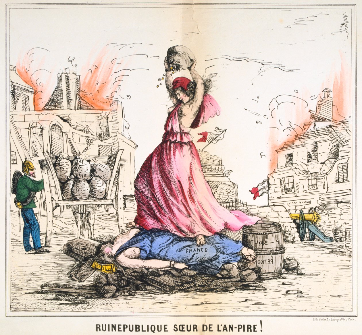Ruinepublique Sister of the Year-Worst！、1871年。 作： 不明