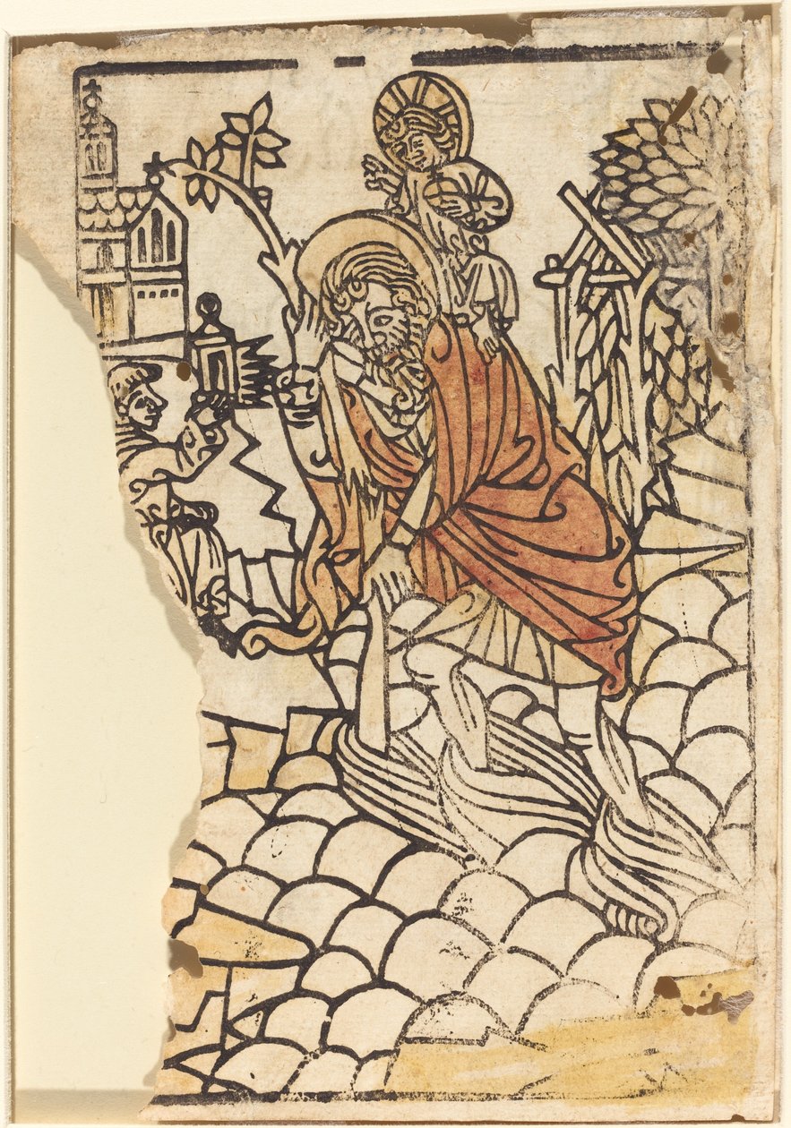 Saint Christopher [直訳]、c。 14501470。 作： 不明