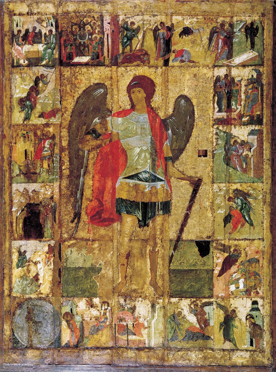聖ミカエル大天使、c1410 作： 不明