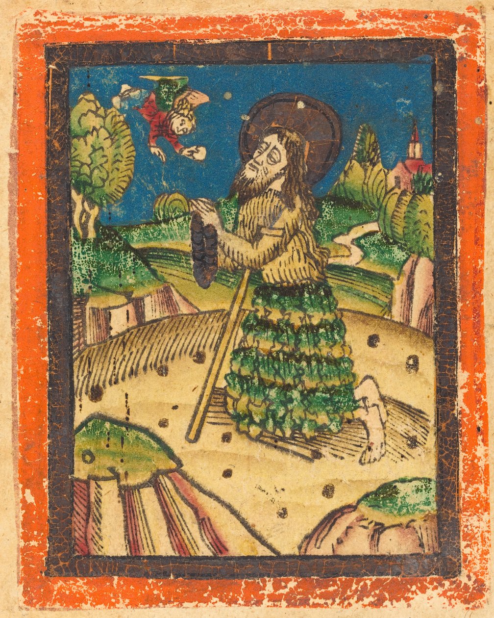 聖オヌフリウス、c。 1480年。 作： 不明