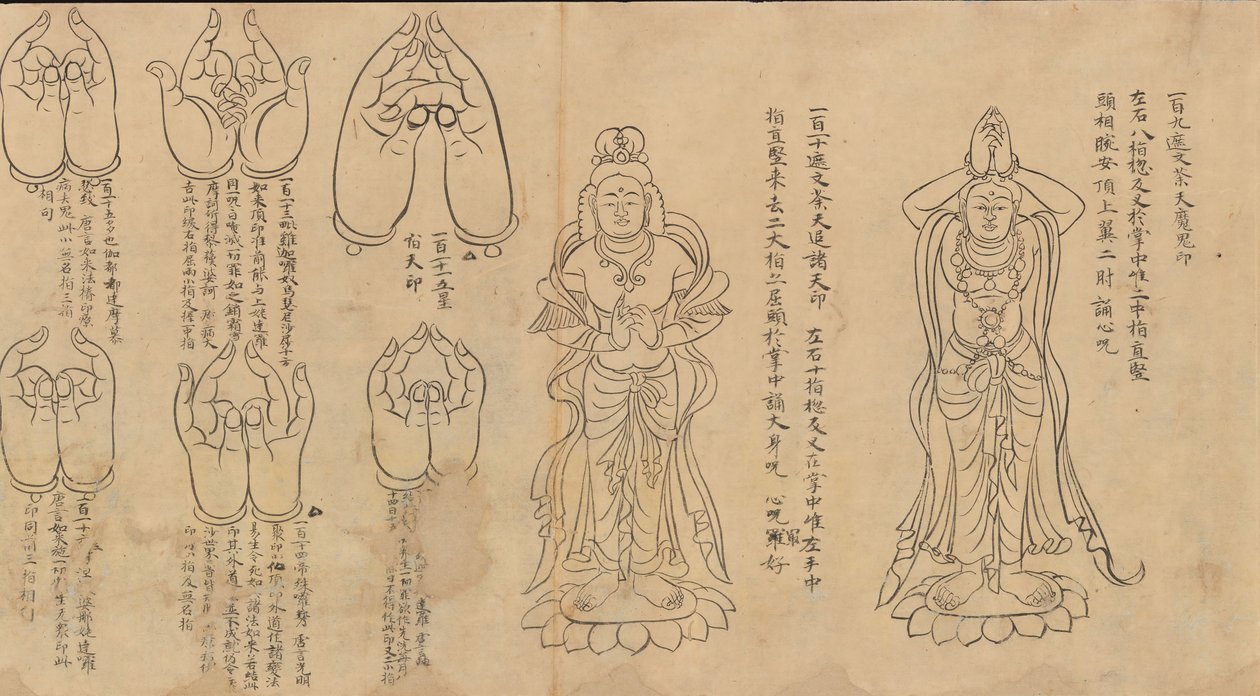 ムドラーの巻物 11～12世紀 作： 不明