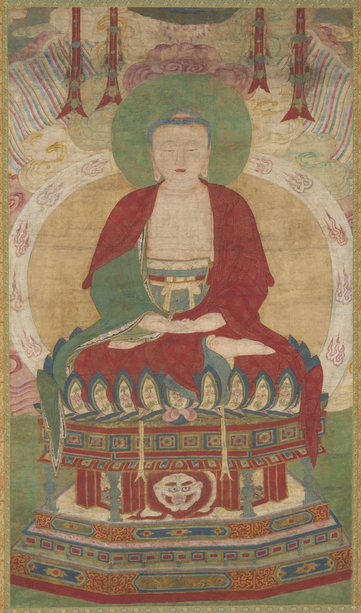 阿弥陀如来、1500年代後半〜1600年代初頭。 作： 不明