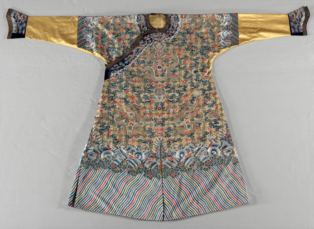 セミフォーマルコートローブジーフ、1700年代後半。 作： 不明