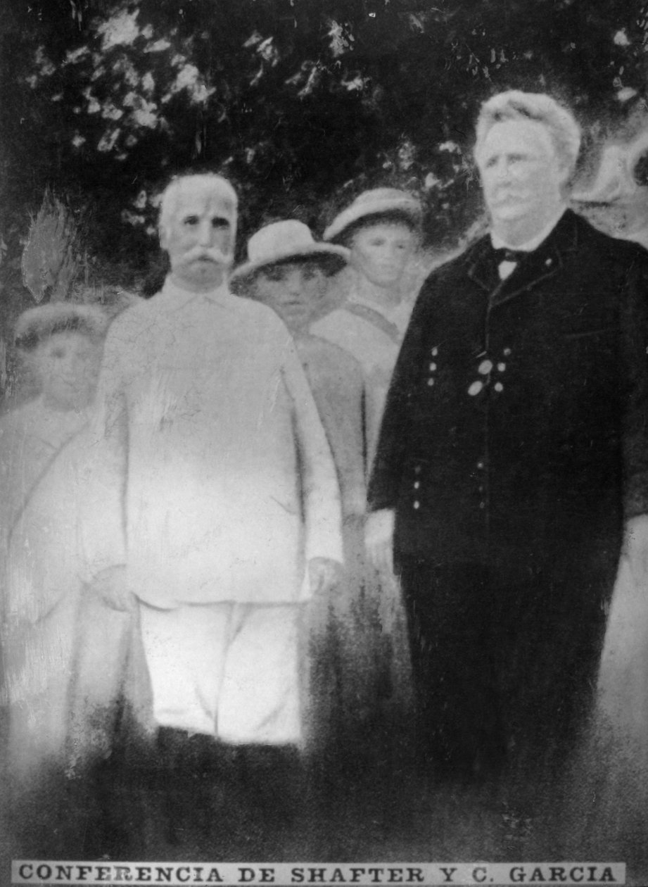 シャフターとガルシアスの会議、1898年、1920年代 作： 不明