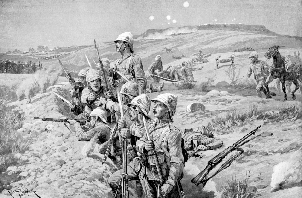 1899〜1900年、南アフリカ、ボーア戦争、レディスミス包囲 作： 不明