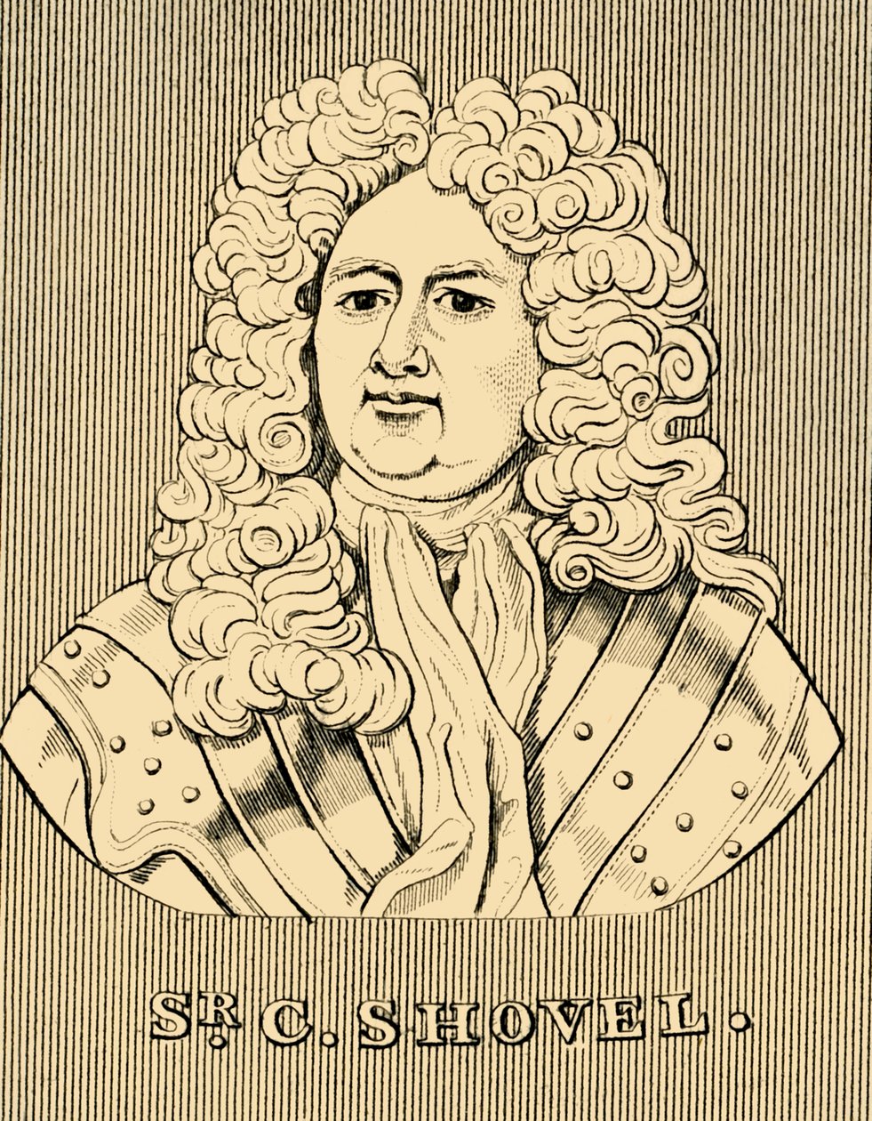 C.ショベル卿、c1650-1707、1830年。 作： 不明
