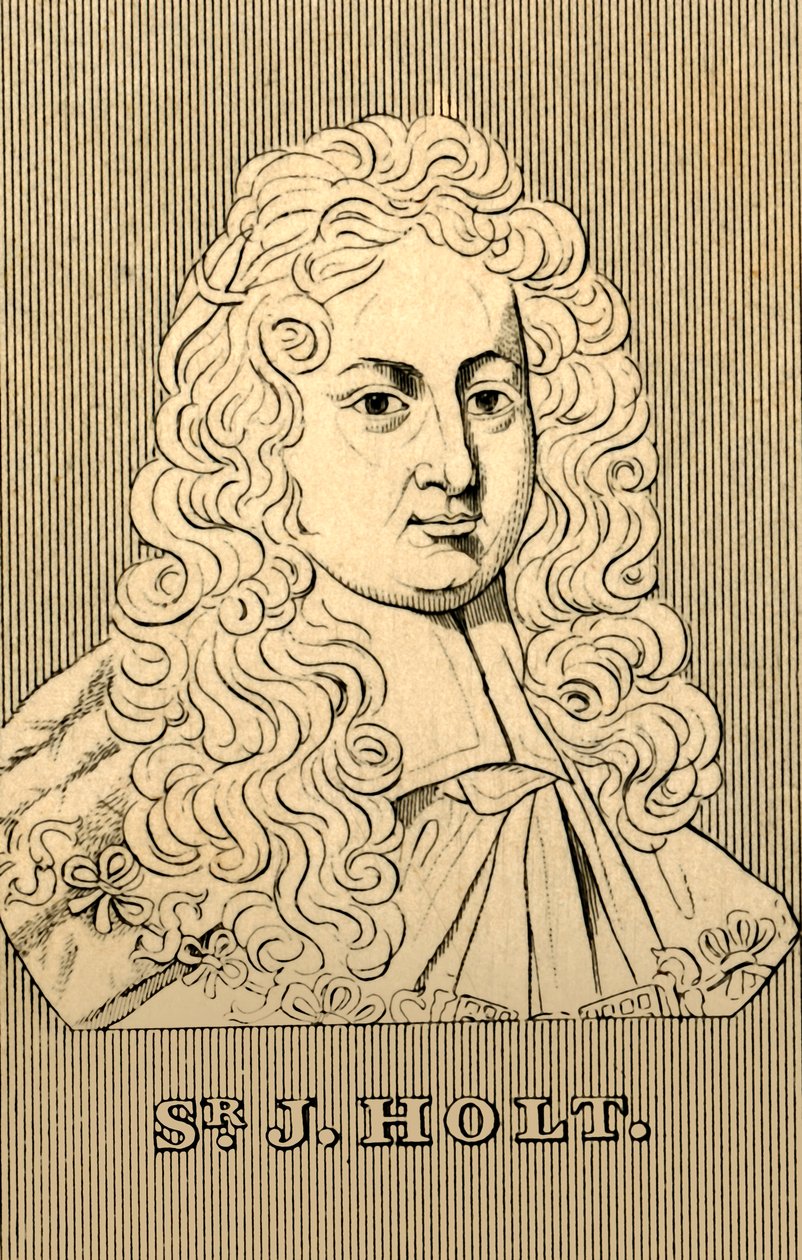 J・ホルト卿、1642-1710、1830。 作： 不明