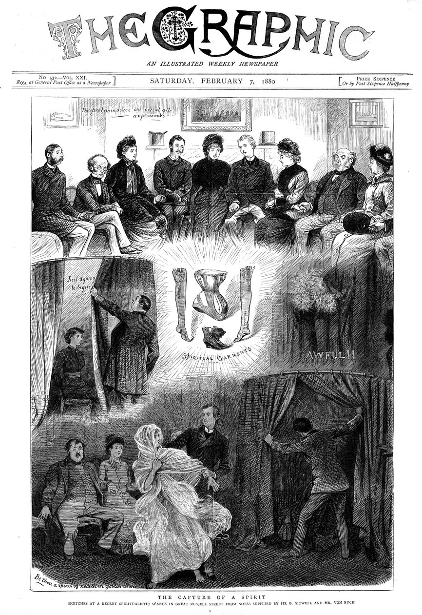 1880年、ロンドンの舞台でマスクされた精神 作： 不明