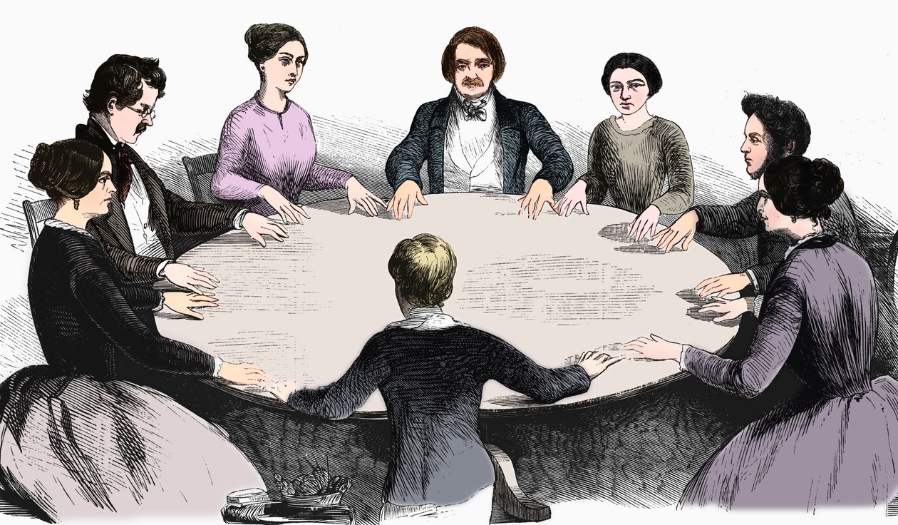 1893年、ドイツのライプツィヒでの精神主義者会議 作： 不明