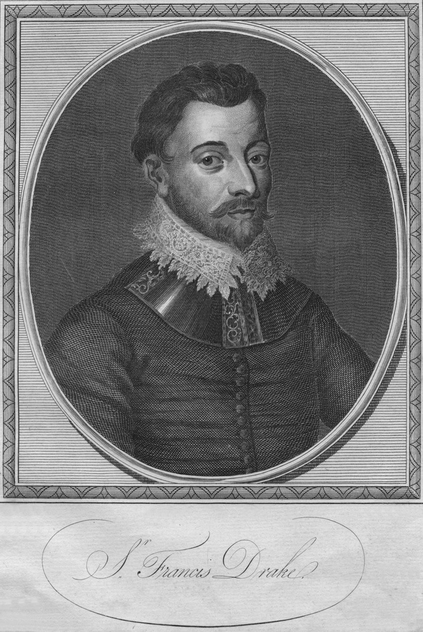 シニアフランシスドレイク、1786年。 作： 不明