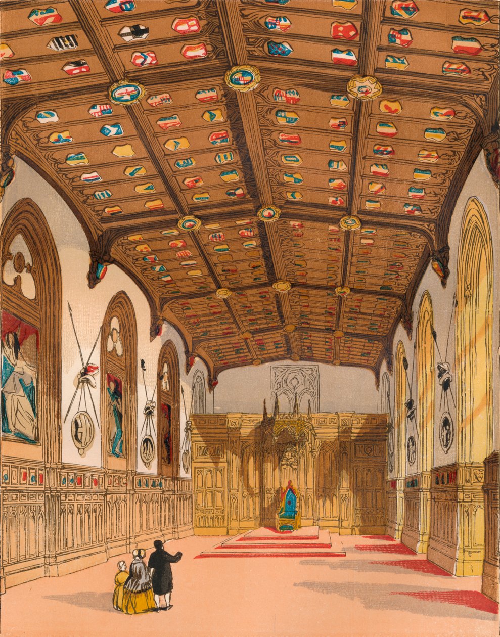 セントジョージズホール、ウィンザー、c1845、1864 作： 不明