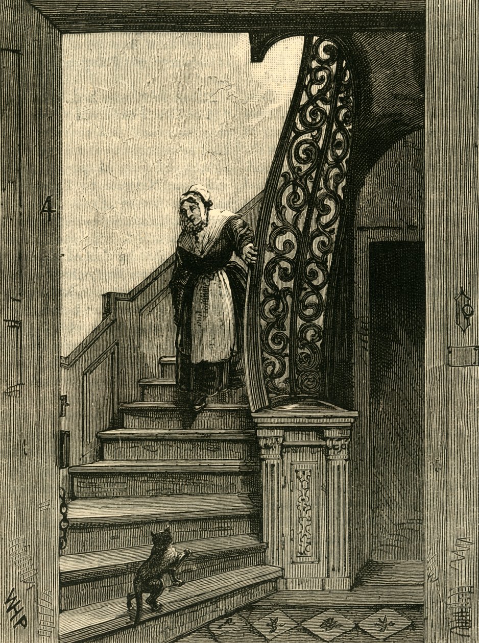 サウサンプトンの家の階段、c1872。 作： 不明