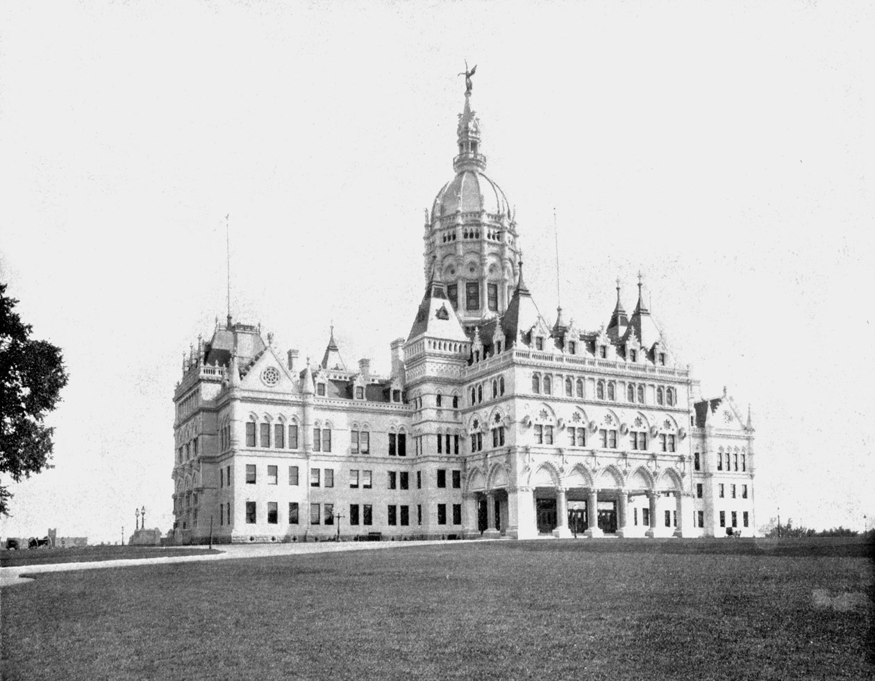 州議会議事堂、ハートフォード、コネチカット、米国、c1900。 作： 不明