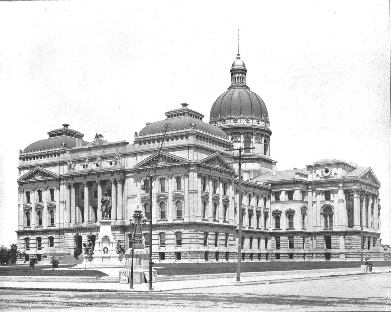 州議会議事堂、インディアナポリス、インディアナ、米国、c1900。 作： 不明